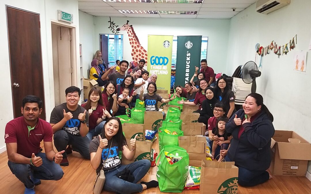 Starbucks Malaysia Gives Back to Children & Families